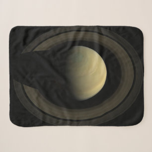 Mosaik des Planeten Saturn und seiner wichtigsten Sherpadecke