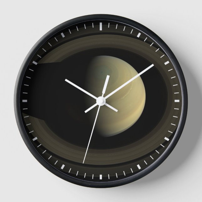 Mosaik des Planeten Saturn und seiner wichtigsten  Uhr (Vorderseite)