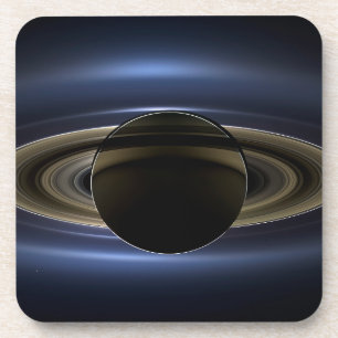 Mosaik des Saturn-Systems, das von der Sonne zurüc Getränkeuntersetzer