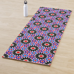 Mosaik-Erbe: Andalusisch-Marokkanische Zellige-Kun Yogamatte