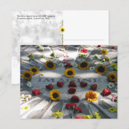 Mosaik, Erdbeerfelder, NY - H Postkarte