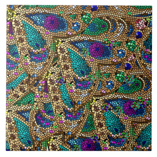 Mosaik Fliese (Vorderseite)