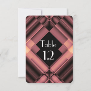 Mosaik Floor Tiles Table Card Elegant Einladung