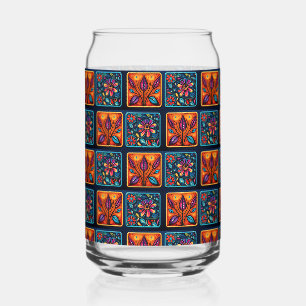 Mosaik Floral Bird mix Dosenglas