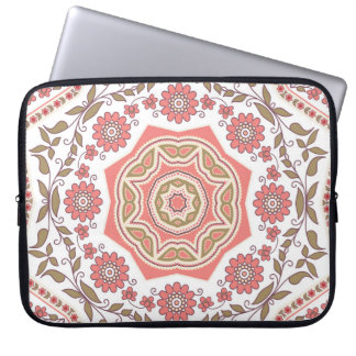Mosaik Floral Star: Nahtloses Muster Laptopschutzhülle