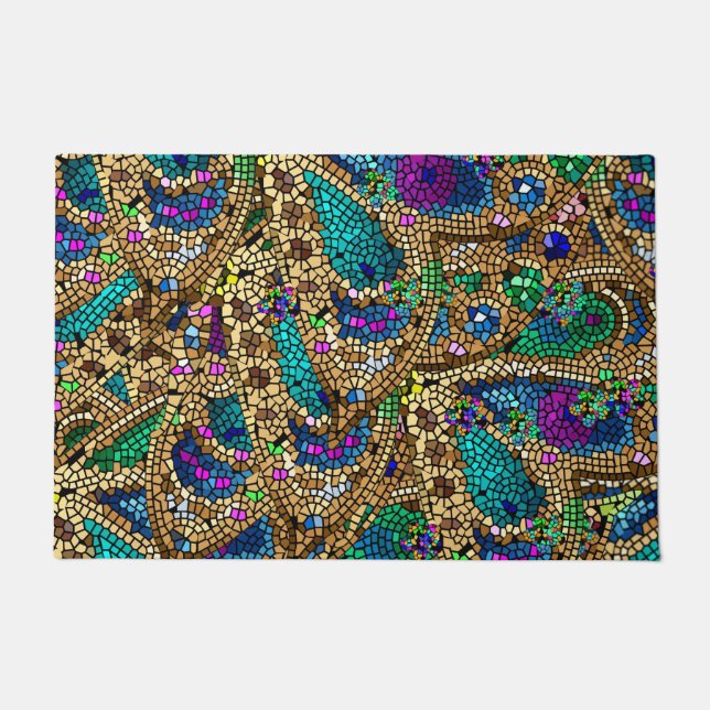 Mosaik Fußmatte (Vorderseite)