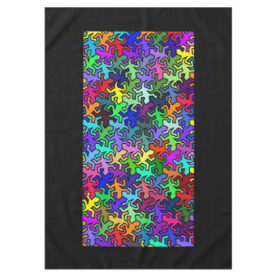 Mosaik-Geckos-Muster - farbig Tischdecke