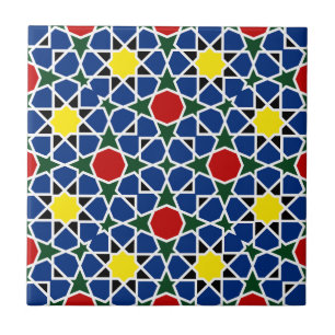 Mosaik Geometric Pattern Design Fliese