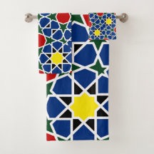 Mosaik Geometric Pattern Design Fliese