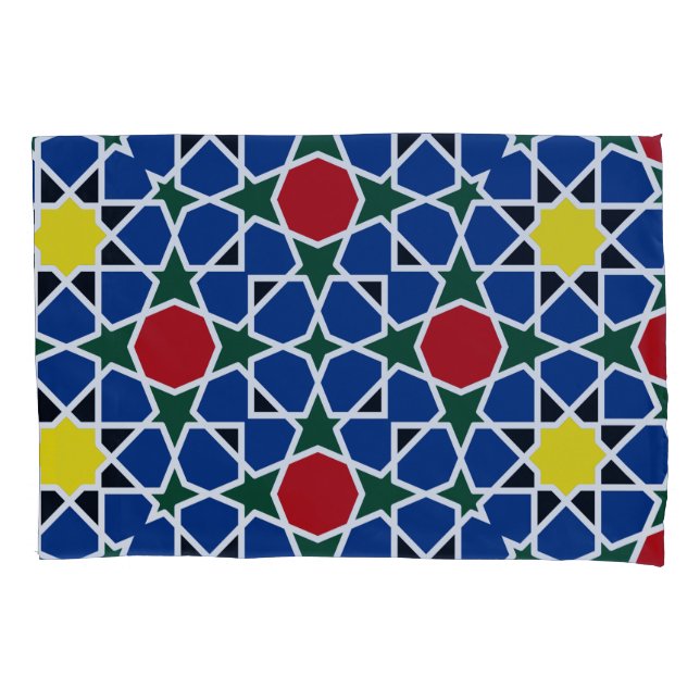 Mosaik Geometric Pattern Design Fliese Kissenbezug (Vorderseite)