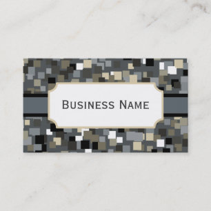 Mosaik Gray Business Card Visitenkarte