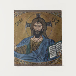 Mosaik in der Kathedrale von Monreale, Palermo, Si Wandteppich