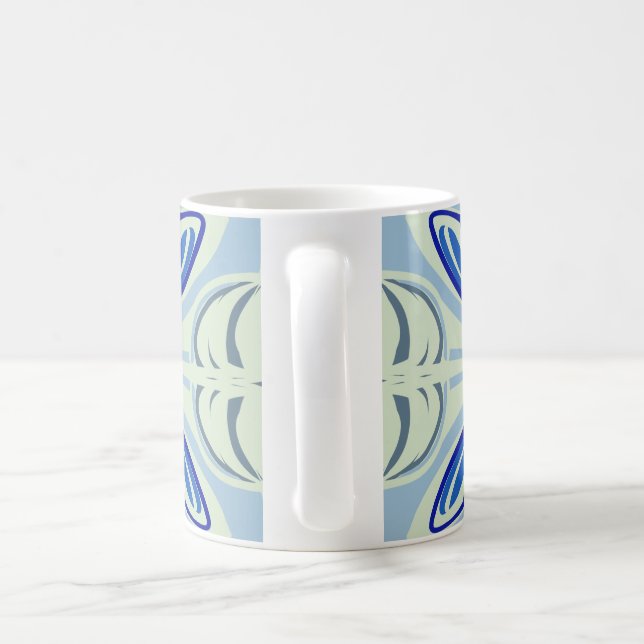 Mosaik inspiriert kaffeetasse (Henkel)