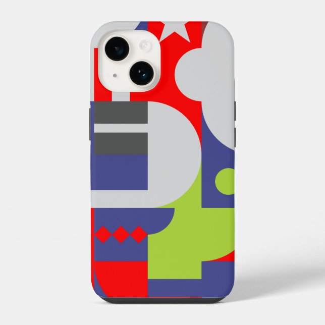 Mosaik iPhone 14 Hülle (Rückseite)