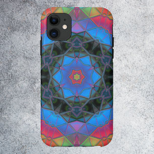 Mosaik Kaleidoskop Blume Rainbow Case-Mate iPhone Hülle