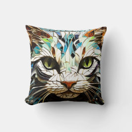 Mosaik Kat Kissen Kissen Kissen werfen