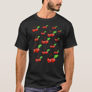 Mosaik-Kirschen T-Shirt