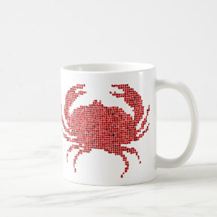 Mosaik-Krabbe Kaffeetasse