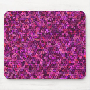 Mosaik Lila rosa Mousepad