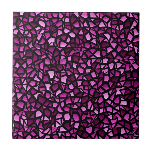 Mosaik lila und rosa - Mischung und passende Folie Fliese (Vorderseite)