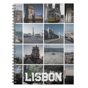 Mosaik Lissabon-Fotos, Portugal Notizblock