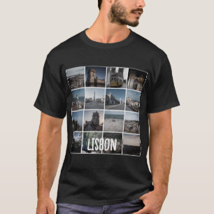 Mosaik Lissabon-Fotos, Portugal T-Shirt