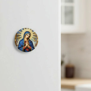 Mosaik-Madonna Magnet