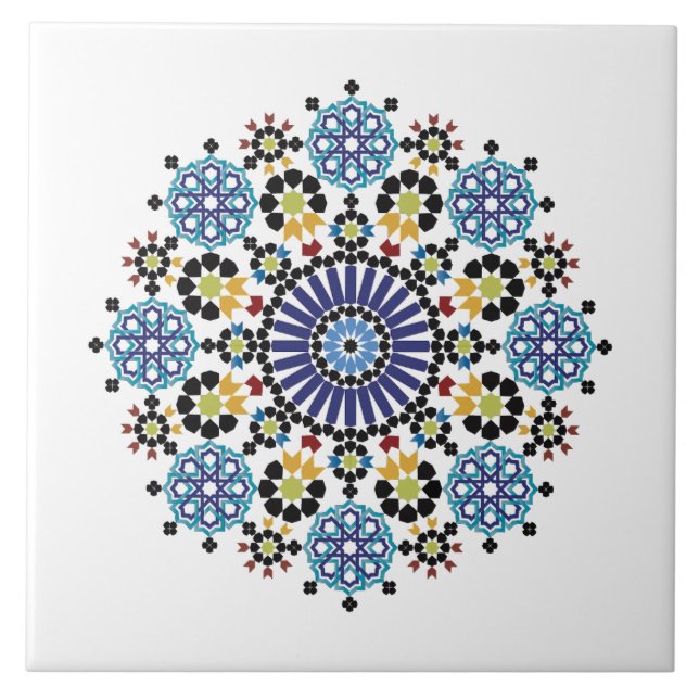 Mosaik Marocain! Zellige Marocain Fliese (Vorderseite)