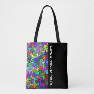 Mosaik Mirror Geckos Muster - mehrfarbig Tasche