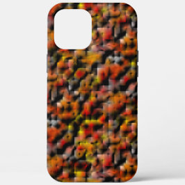 Mosaik mit Mischung aus roten und geschnitzten Far Case-Mate iPhone Hülle