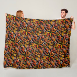 Mosaik mit Mischung aus roten und geschnitzten Far Fleecedecke