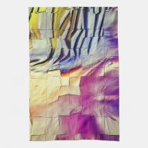 Mosaik mit rosa gelber Textur und weichem Schnitzw