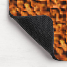 Mosaik mit tiefroten bis orangefarbenen Flecken