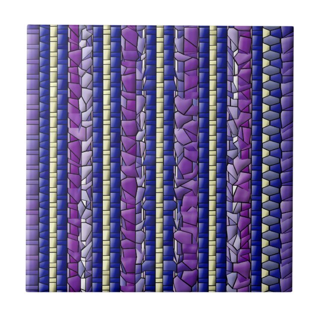 Mosaik-Mix und passende Tile Fliese (Vorderseite)