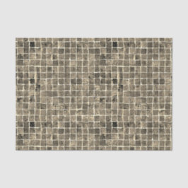 Mosaik Muster Golden Beige Texture DIY Loft Dekora Seidenpapier