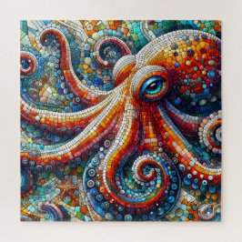 Mosaik Octopus Artistic Ocean Colorful Sea Life
