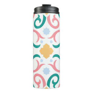 Mosaik/Pastellfarben/Frühling Thermosbecher
