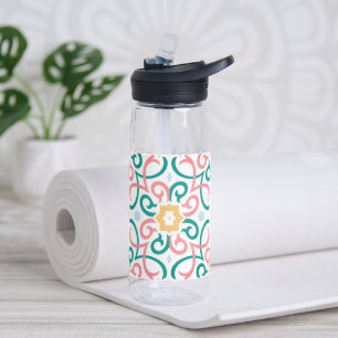Mosaik/Pastellfarben/Frühling Trinkflasche