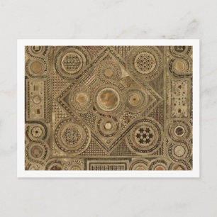 Mosaik Pflaster vor dem Altar, Platte A von "Wir Postkarte