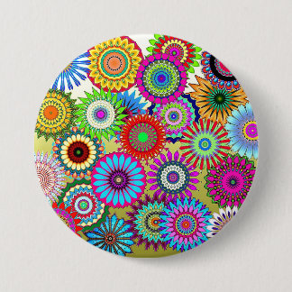 Mosaik Pinwheels Button