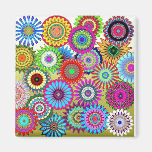 Mosaik Pinwheels Magnet