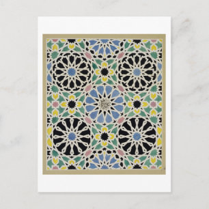 Mosaik-Plasterung im Alhambra, 'vom Araber Postkarte