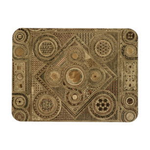 Mosaik-Plasterung vor dem Altar, überziehen A von Magnet