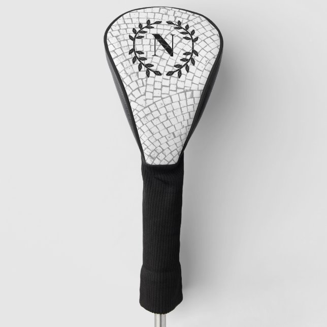 Mosaik Print Monogram Golf Headcover (Vorderseite)