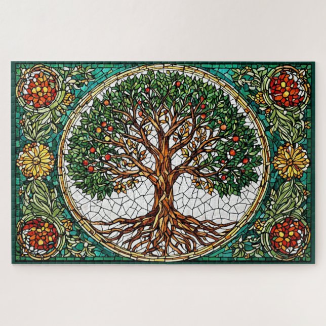 Mosaik-Puzzle 'Baum des Lebens' (Horizontal)
