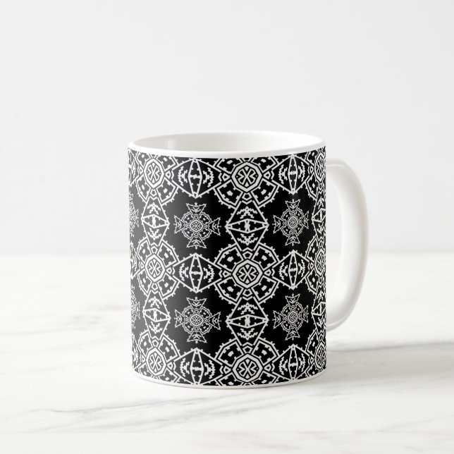 Mosaik-Quertapete Kaffeetasse (VorderseiteRechts)