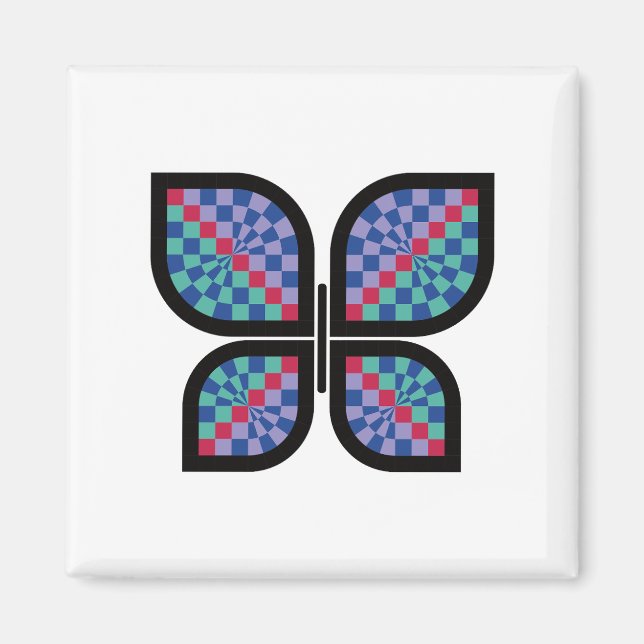 Mosaik Radiance Butterfly Magnet (Vorne)