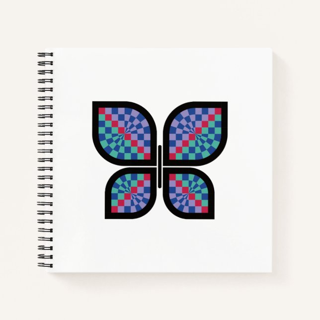 Mosaik Radiance Butterfly Notizbuch (Vorderseite)