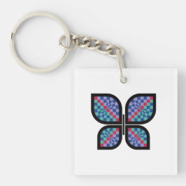 Mosaik Radiance Butterfly Schlüsselanhänger