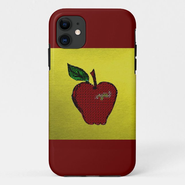 Mosaik Red Apple / iPhone case Design 1 (Rückseite)